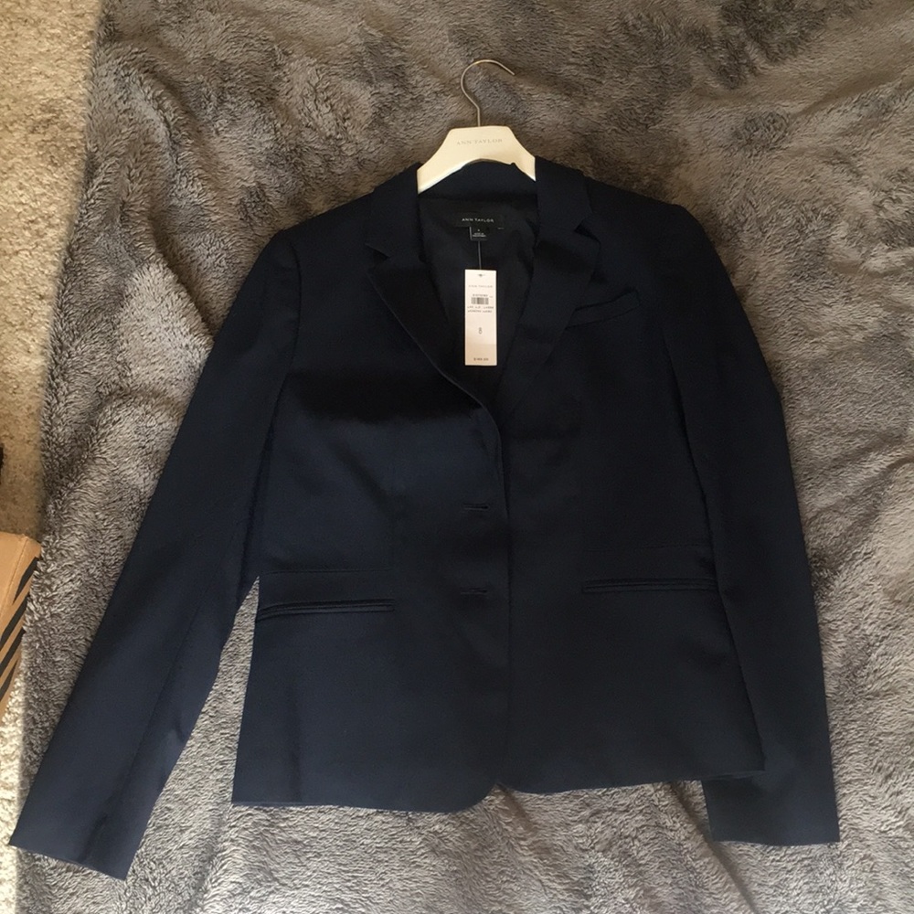 Ann Taylor Navy Suit Jacket